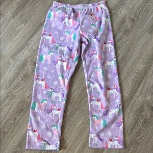 Kids Unicorn Microfleece Pajama Pants